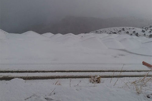 nieve en Líbano